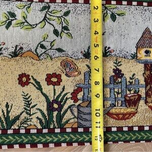 Colorful Handmade Cottagecore Tapestry Table Runner